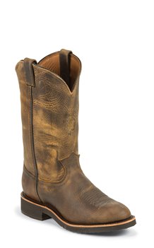 Golden Sand Chippewa Boots Soronto Sand Round Toe